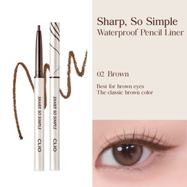 CLIO [CLIO]*renewal* Sharp So Simple Waterproof Pencil Liner (5 colors)