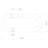 5mm Quick Link for Connecting Galvanised Steel Chain Heavy Duty