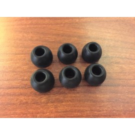 Unbranded/Generic Memory Foam Ear Tips For Jaybird Run Run XT Silicone True Wireless Headphones - Black Memory Foam