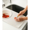 Dexas Over the Sink PolyFiber Flax Cutting Board with Collapsible