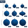 Artmag - Juego de adornos de bolas de Navidad de