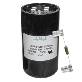 540-648 uF x 110 125 VAC - BMI/USA Start Capacitor # 092A540B125BD4A with Bleed Resistor