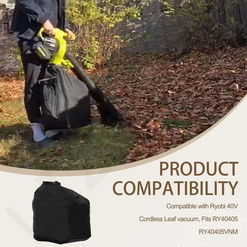 205110001 Leaf Vaccum Vac Attack Bag for Ryobi 40V Cordless