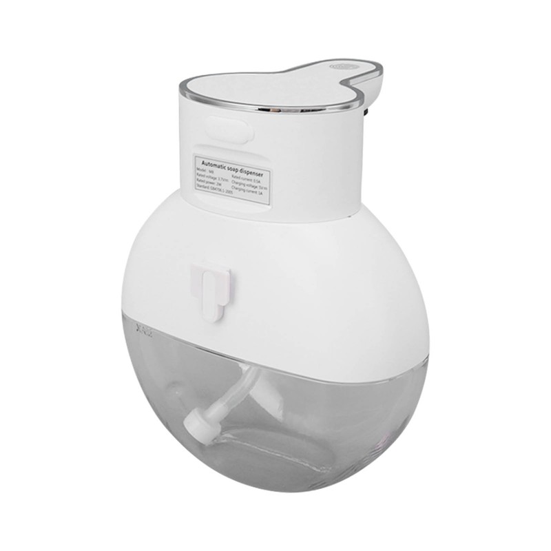 Automatic Soap Dispenser Touchless Rechargeable IPX5 Waterproof Wall Mounted Induction