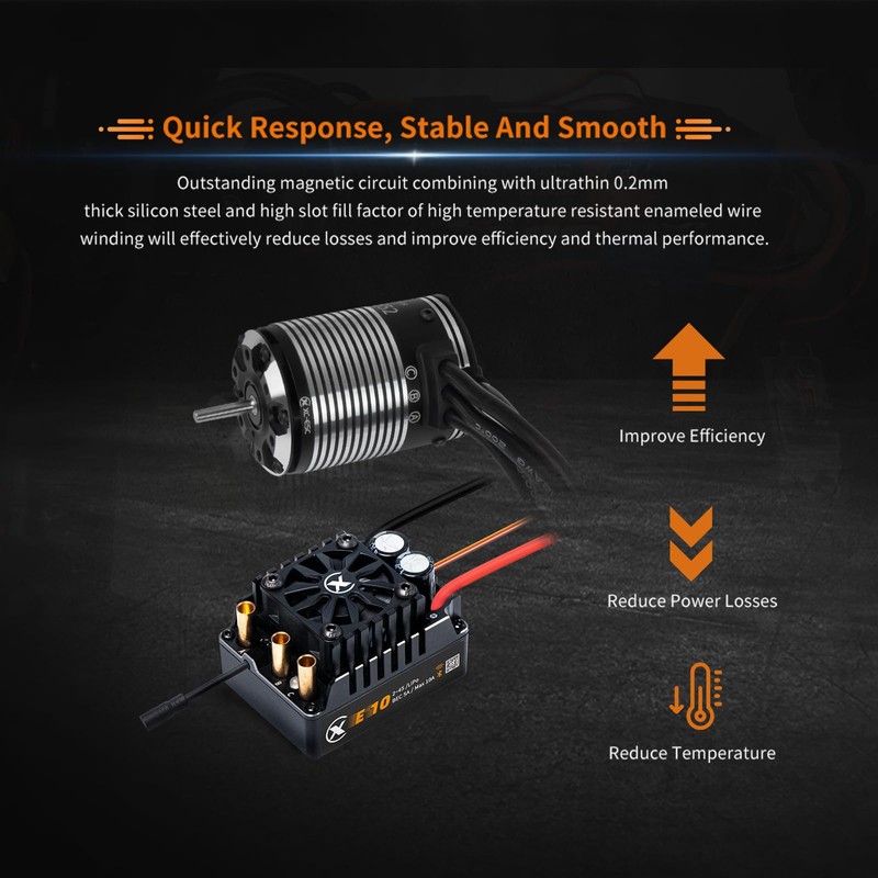 XC E3652 & E10 Sensored Brushless Motor and ESC Combo