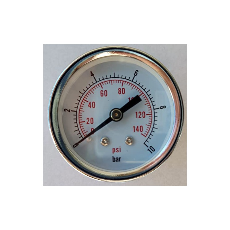 Pressure Gauge for Domestic Waterworks Pressure Indicator 0-10 Bar Display