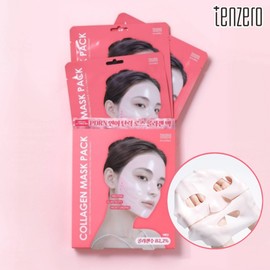 ten zero [Ten Zero] Filled Peptide Collagen Mask Pack 3 pieces/box (multiple purchases) / [텐제로] 차오른 펩타이드 콜라겐 마스크 팩 3매입/박스 (복수구매)