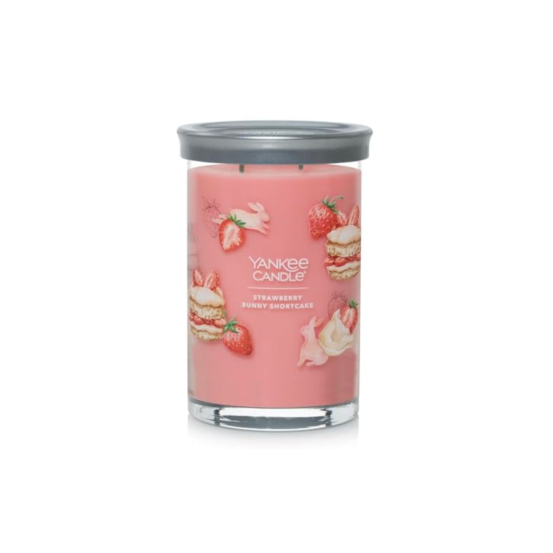 Yankee Candle Strawberry Bunny Shortcake Signature Tumbler, Pink