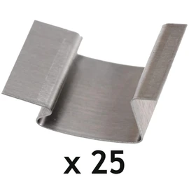 SPARES2GO Greenhouse Glass Sprung G Clips (Pack of 25)