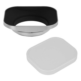 Haoge LH-S46T 46mm Square Metal Screw-in Lens Hood Cap for Leica Summilux-M 35mm f/1.4 50mm f1.4 E46, Summarit-M 90mm f/2.5 75mm f2.5 E46, Summicron-M 28mm F2 E46 ASPH, Voigtlander 35mm f/1.7 28mm f2