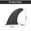 Mikiuly Removable Universal Sup Fin, 9 Inch Surfboard Fins, Removable