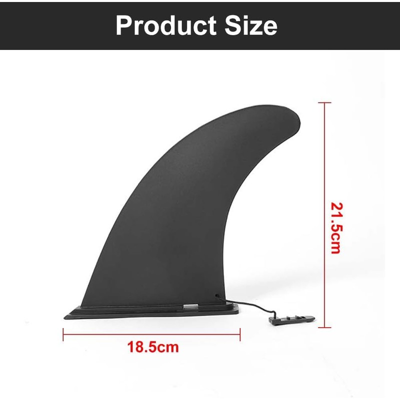 Mikiuly Removable Universal Sup Fin, 9 Inch Surfboard Fins, Removable