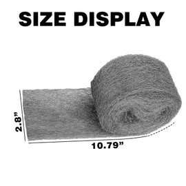 Steel Wool for Mice Control Steel Wool Pads Steel Wool Rodent Barrier Kit Steel Wool Scrubber Steelwool Rodent for Gap Blocker Fill Fabric for Holes Holes 2 Pack