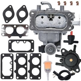 Lanigram 15004-1011 Carburetor Fit for Kawasaki FX730V-AS28 FX730V-AS29 FX730V-AS36 FX730V-ES00 4 Stroke Engine 15004-7082 15004-7051 15004-0930 15004-1025 With Fuel Pump