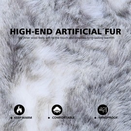 GADIEMKENSD Winter Ushanka Trapper Hats with Ear Flap Chin Strap Unisex, camel