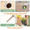 JSLZF Bird Nest, Parakeet Nest Box, Bird Breeding Box with