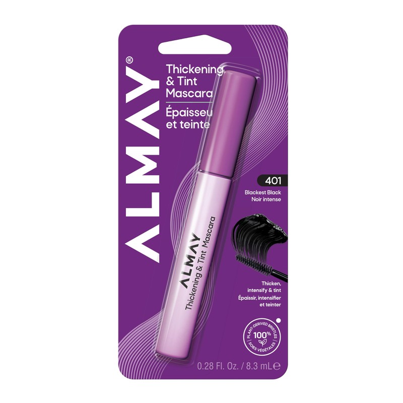 Mascara de Pestañas Almay Thickening Mascara Tono Blackest Black 8.3ml