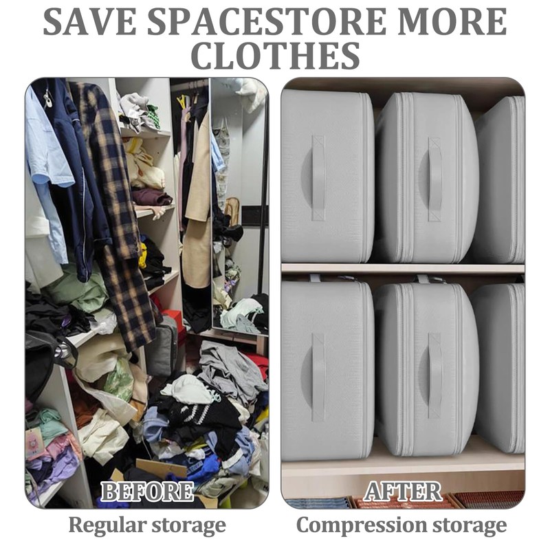 Ultra Space Saving Self Compression Organizer Large Capacity Storage Bags