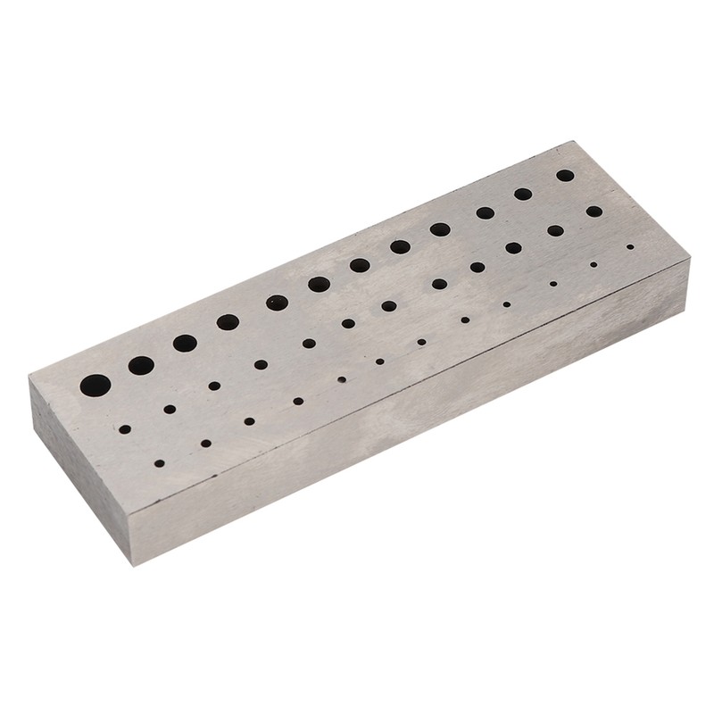 36 Holes Steel Drilling Carving Hole Punching Plate Watch Repairing