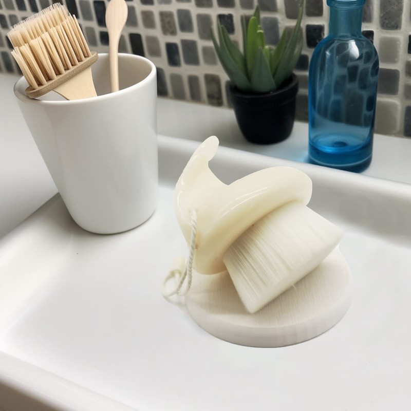 Mucco Water Absorbing Stone Tray for Sink, Water Absorbent Diatomite