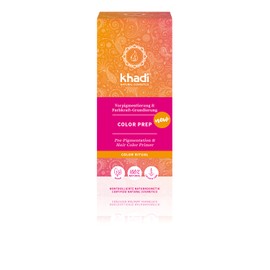 khadi Colour Prep, Plant Hair Colour, Hair Colour for Pre-Pigmentation & Colour Primer, Natural Hair Colour, 100% Vegetable, Natural & Vegan, Natural Cosmetics, 100 g