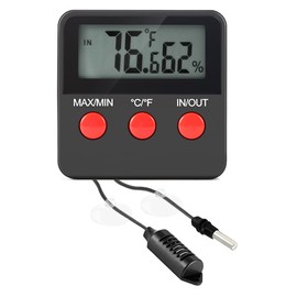 Humidity Gauge Indoor Thermometer Hygrometer for Pet Reptile