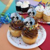 Shih Tzu Dog Birthday Party Hat Cupcake Picks Toppers Decoration
