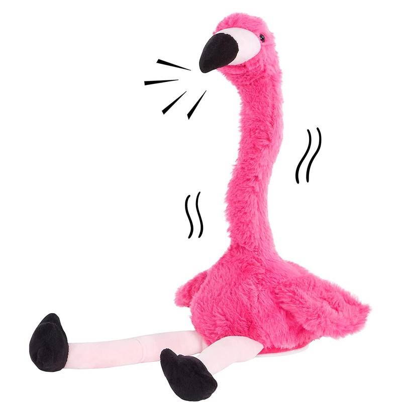 Flamingo Plush Dancing Toy Electric Flamingo Stuffed Toy Talks and