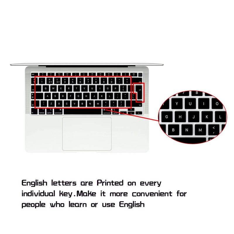HRH Ultra Thin Arabic Language Silicone Keyboard Cover Skin for