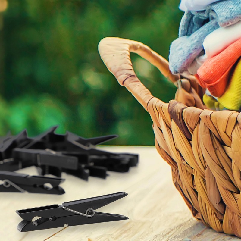 KADAX Clothes Pegs, 20 x Sturdy Plastic Clips, Colourful Sock