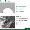 Goleray Round Pool Cover fits 8FT Above Ground Pools, 12FT