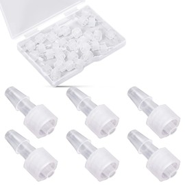 30pcs Syringe Adapter, Male Luer Lock 3/16 Inch Luer Lock Connector Kit to Syringe Coupler Adapter Luer Adapter