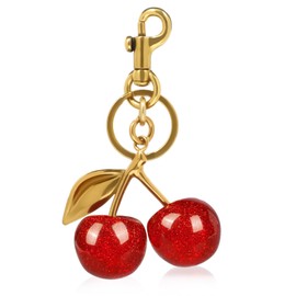 NUJOLI Cherry Keychain Cherry Bag Charms for Purse Handbags Cute Cherry Accessories for Women Birthday Christmas Gifts