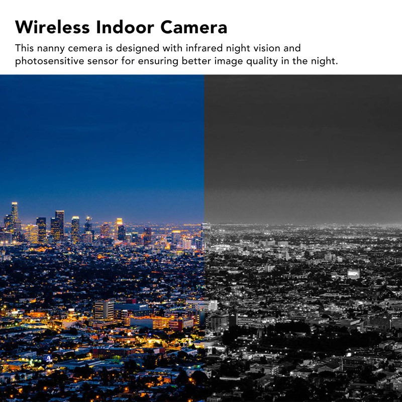 Mini Security Camera WiFi Hotspot Wide Angle Infrared Night Vision