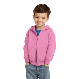 Port and Company Precious Cargo Toddler Full-Zip Hooded Sweatshirt. CAR78TZH Athletic Heather