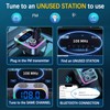 Multifunctional car FM transmitter with ambient light, BASS hands-free car