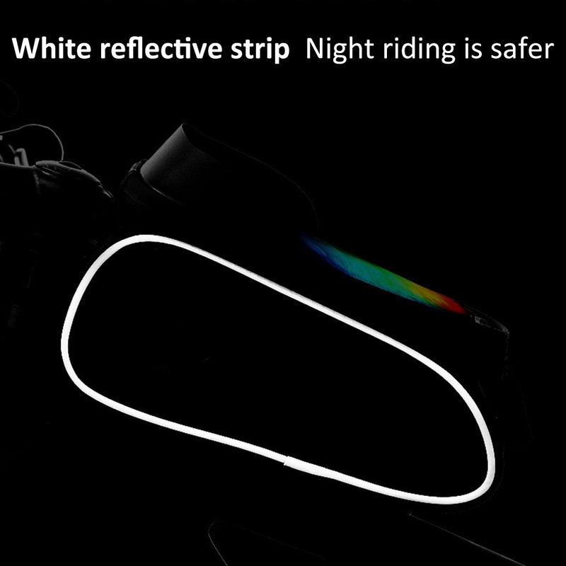 Bike Frame Bag Splash Proof Bike Pouch Bag Touch Screen