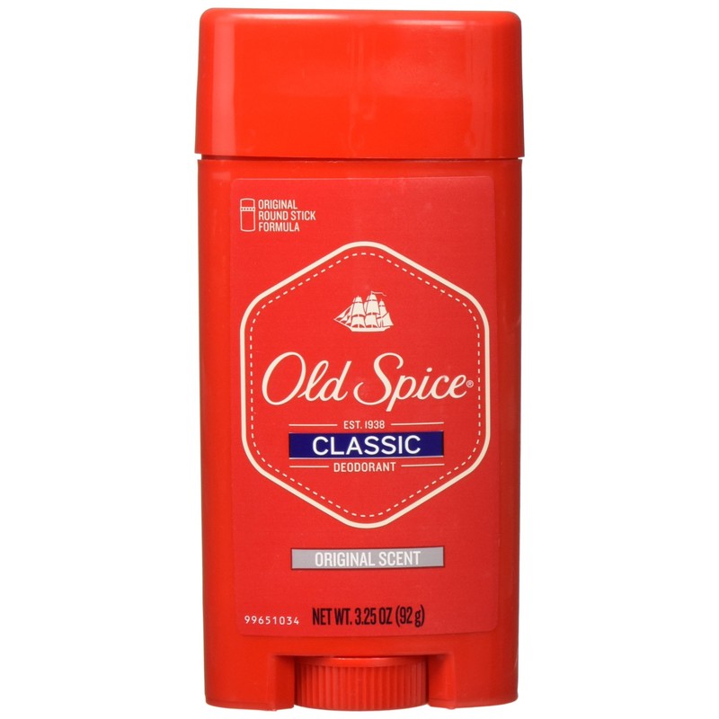 Old Spice Classic Deodorant Stick, Original 3.25 oz (Pack of