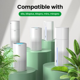 Afloia Original 3-Stage Filter, Compatible with KILO/KILOPLUS/KILOPRO/MIRO/MIRO PRO Air Purifier（ASIN：B08PCXJVFH/B0948XR4DC/B09P8KBW5V/B08YT4TNJD/B087PD8D25/B088FJ8YBJ）