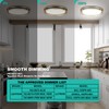 Flynix 13 Inch LED Flush Mount Ceiling Light Fixture, 26W,