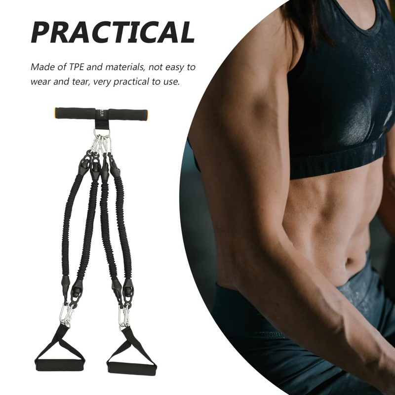 IMIKEYA Foot Pedal Puller Resistance Band Elastic Tension Rope Exercise