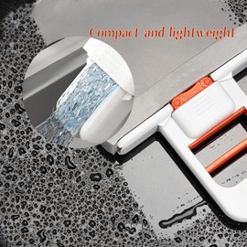 Mini Foldable Desktop Mop with 1 Replacement Sponge Self-Squeeze Sponge Mops for Wet & Dry Cleaning Portable Small Mop for Kitchen Worktops,Bathroom Tile,Glass & Car Interiors Compact Cleaning Tool