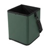 A ABSOPRO Car Trash Can Hanging and Foldable 6.3" Length