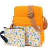 Leaper Girls Crossbody Purses 2 PCS Lemon Messenger Bag Canvas