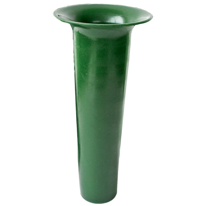 Plastic Grave Vase Insert with Edge as Frost-Proof Grave Decoration