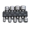 Toolstar Screwdriver Set 9 Piece 6.35mm Socket Adapter Nut Screwdriver