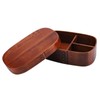 Vintage Natural Wooden Lunch Containers Box Wood Bento Boxes 18*12*5.5cm