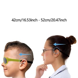 Leopacat Glasses Holder Strap For Men, Glasses Strap for Sports, Eyeglass Lanyards Men Eyewear Glass Eyeglasses Sunglasses Silicone Eyeglass Retainers Soft Eye Holders for Reading Sport 5Pc