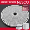 GUCUJI Round Silicone Dehydrator Sheets for NESCO FD-1010 FD-1018A FD-1040