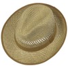 Lipodo Classic Straw Bogard Hat Women/Men - Sun Hat Made
